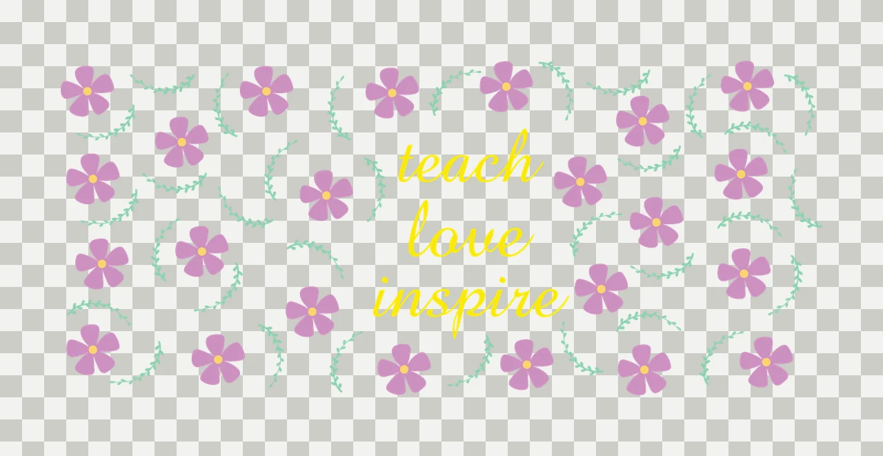 Can Glass Wrap Floral Text Background ornamenting flowers vine curls transparency and detail preview thumbnail