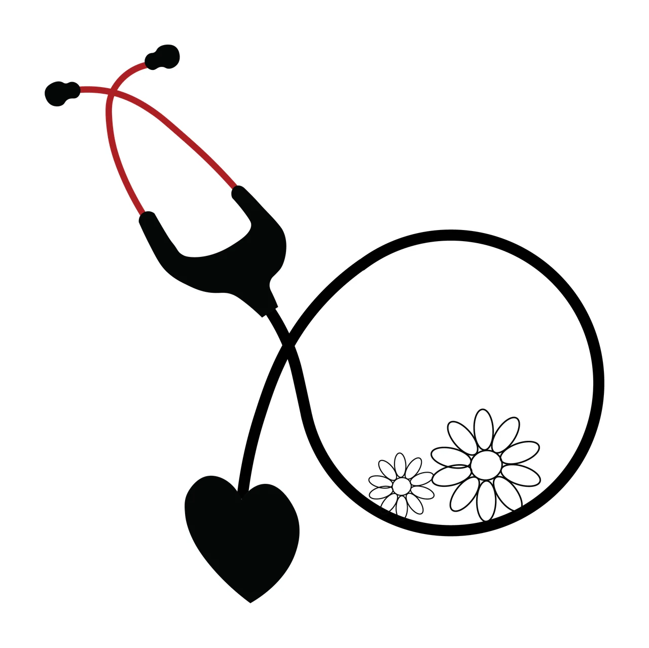 Nurse Monogram Character 12 nursing healthcare medical scrubs