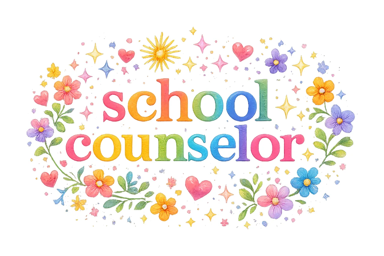 School Counselor Embroidered Sweatshirt Mental Health Gift