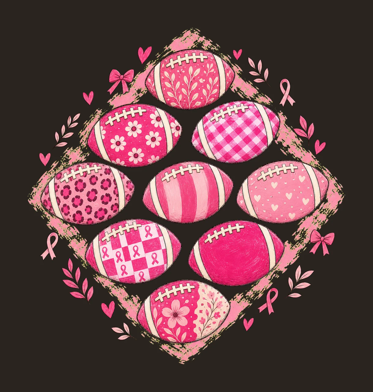 In October We Wear Pink Breast Cancer Breast Variation B contrast preview thumbnail