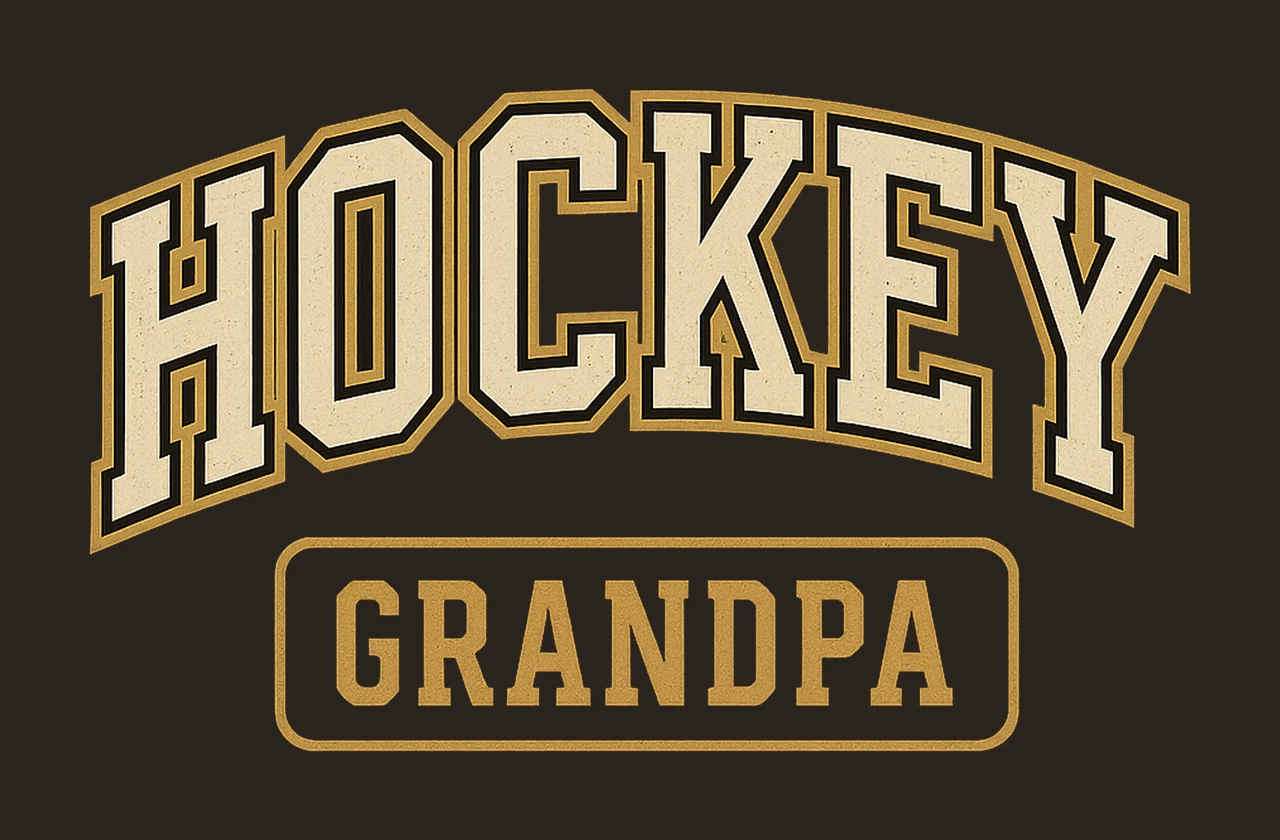 Hockey Grandpa Sublimation Design Grandpa Shirt Design contrast preview thumbnail