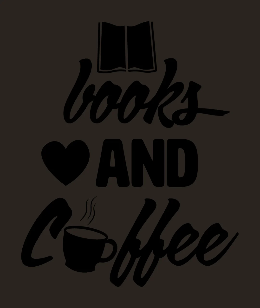 Can Glass Wrap Books And Coffee Text Icon icons combine book contrast preview thumbnail