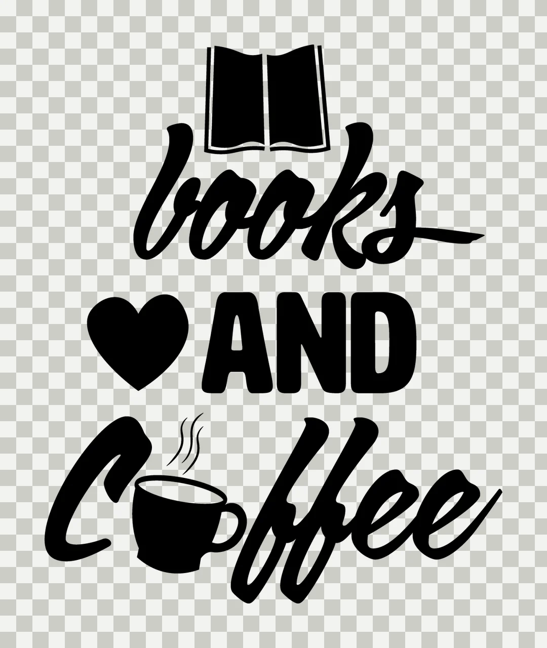 Can Glass Wrap Books And Coffee Text Icon icons combine book transparency and detail preview thumbnail