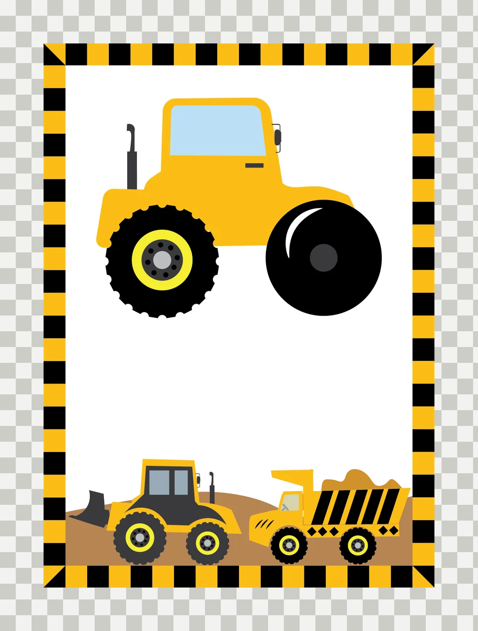 Frame Outlining With Border And Rectangle In Black transparency and detail preview thumbnail