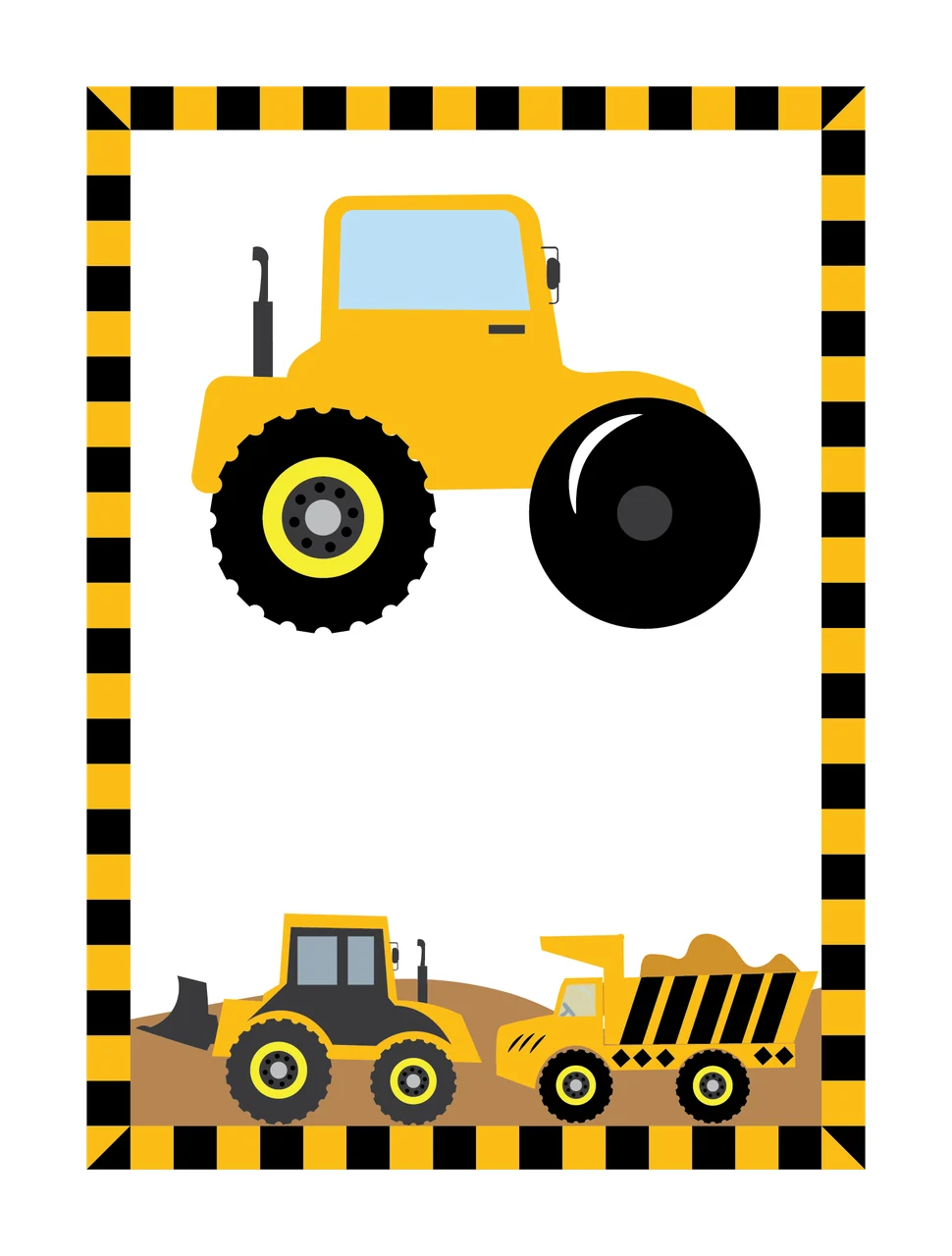 Frame Outlining With Border And Rectangle In Black