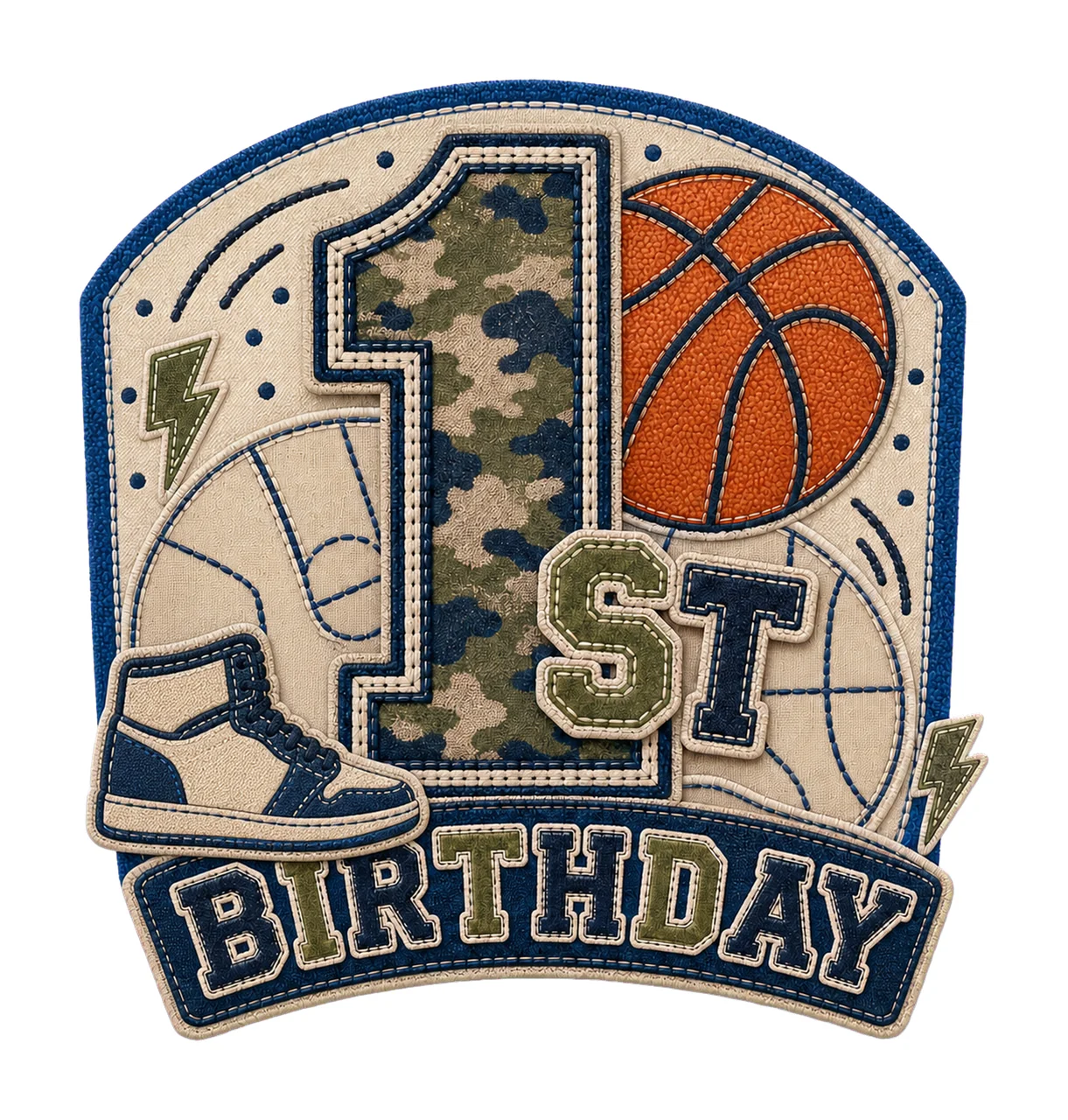 Star Camo Basketball Birthday age 01