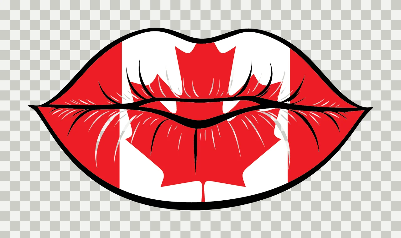 Pair Of Lips Outline Silhouette mouth lines black white plain transparency and detail preview thumbnail