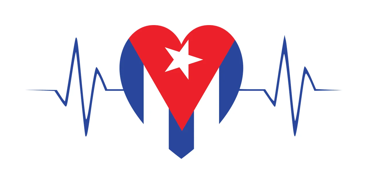 Heart Shape With Heartbeat Line beating lines star stripes