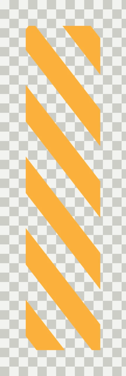 Diagonal stripes with uniform thick diagonal lines vertical rectangular frame classic bold and bright orange in white transparency and detail preview thumbnail