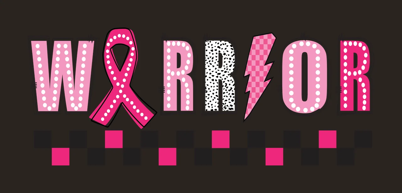 Warrior Text With Ribbon And Lightning representing bolt checkerboard contrast preview thumbnail