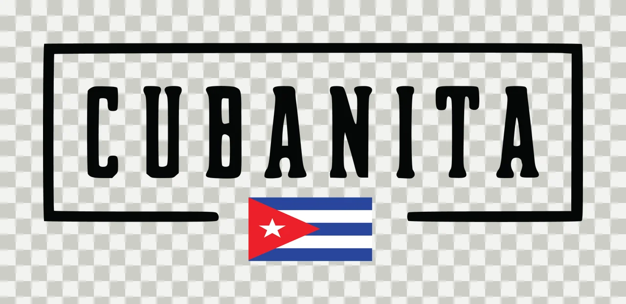 Cubanita Logo With Text And Rectangle Featuring Typography transparency and detail preview thumbnail