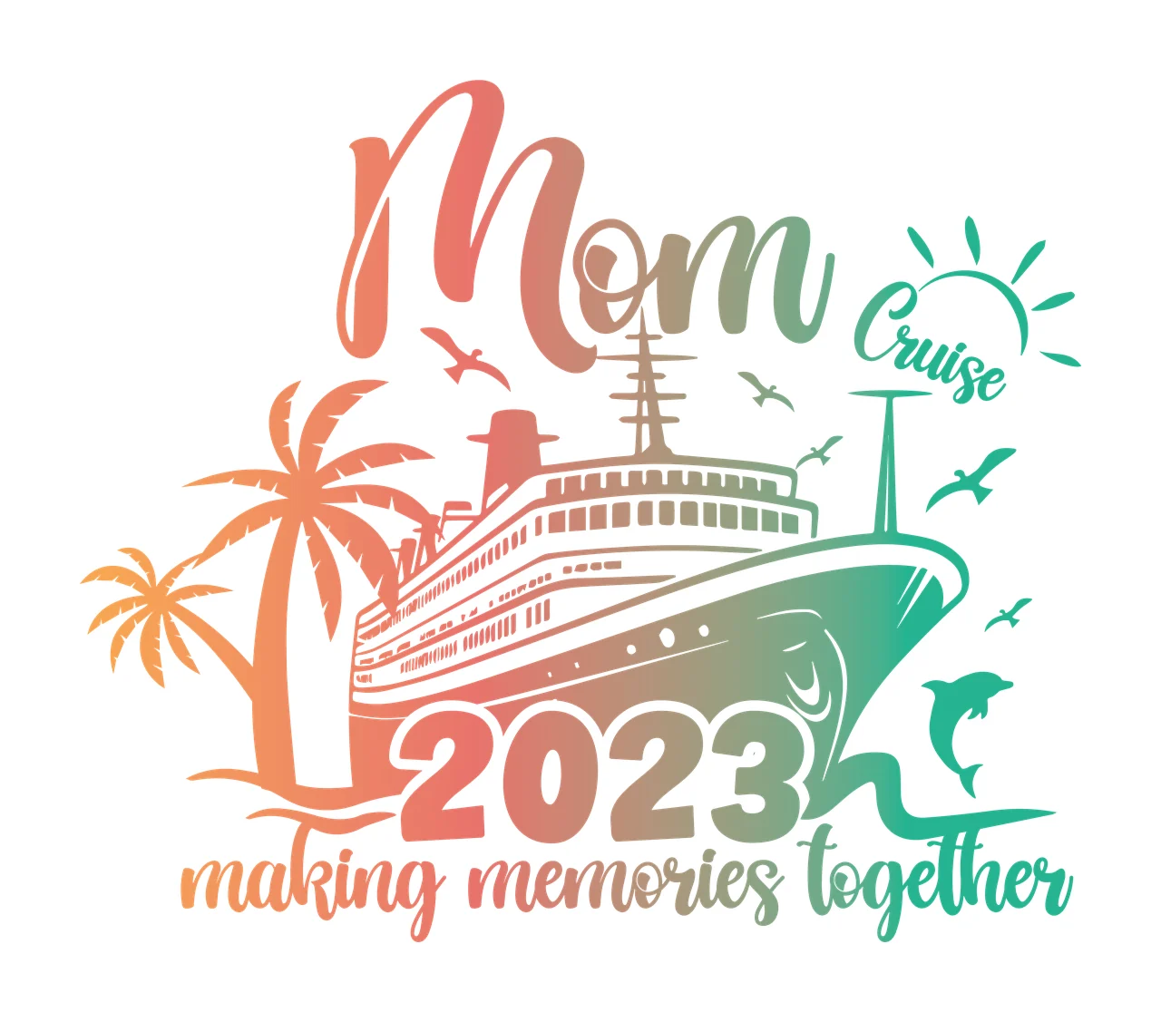Family Illustration matching together relatives reunion Variation