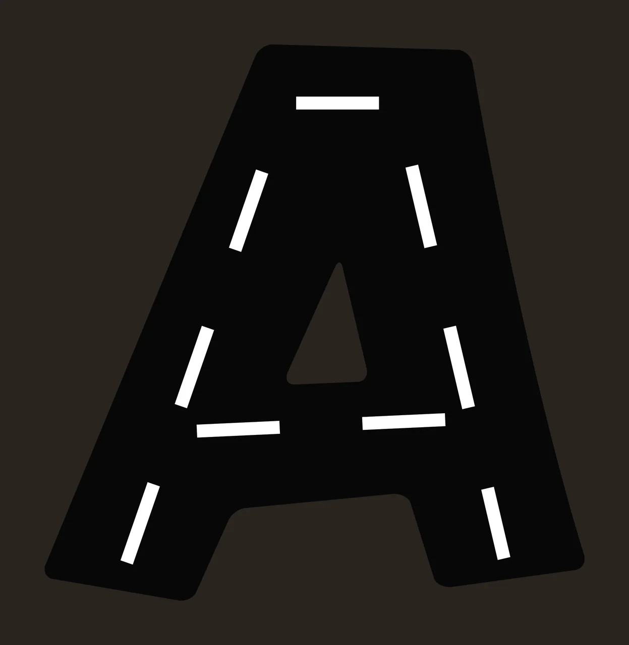 Can Glass Wrap A Letter Styled As Road contrast preview thumbnail