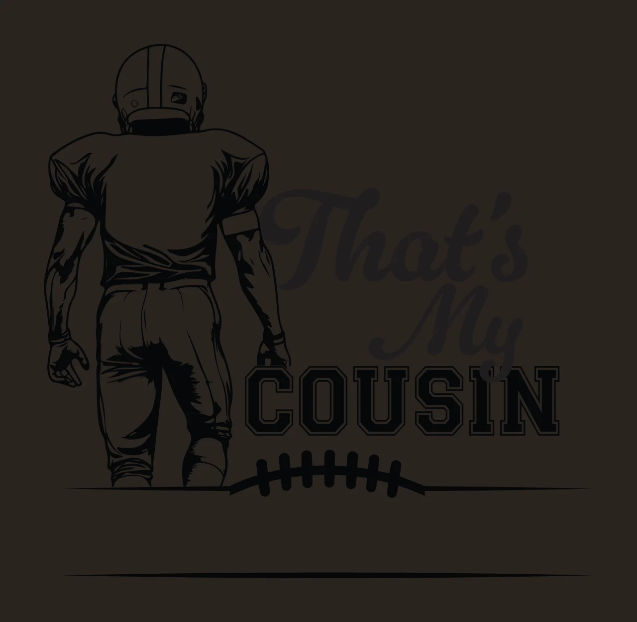 Football Boy american gridiron touchdown pigskin team spirit contrast preview thumbnail