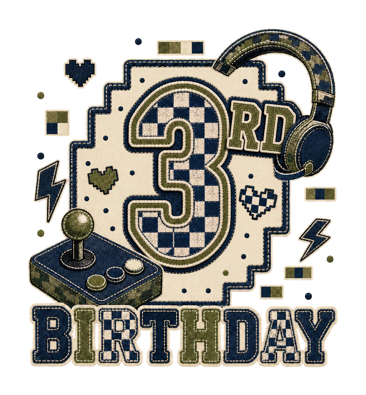 Star Camo Gamer Birthday sublimation instant Variation F