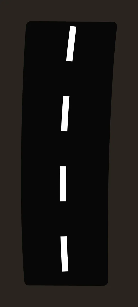 Can Glass Wrap Black Road Path With Lines contrast preview thumbnail