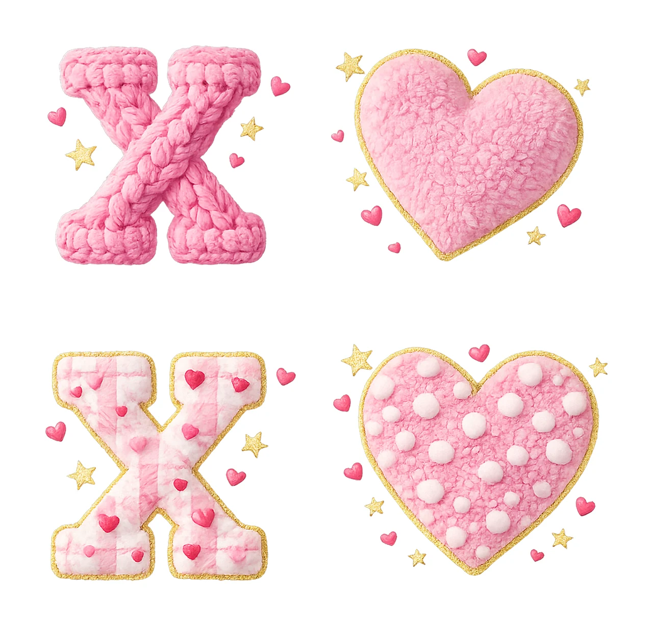 Latch Hook Yarn Crochet Valentine Xoxo Valentine Design