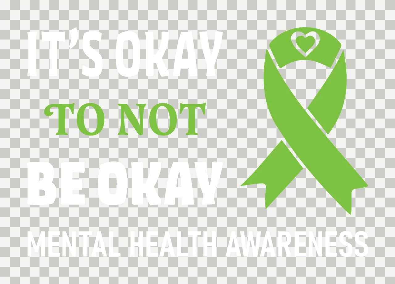 To Not Green Ribbon Awareness Sign transparency and detail preview thumbnail