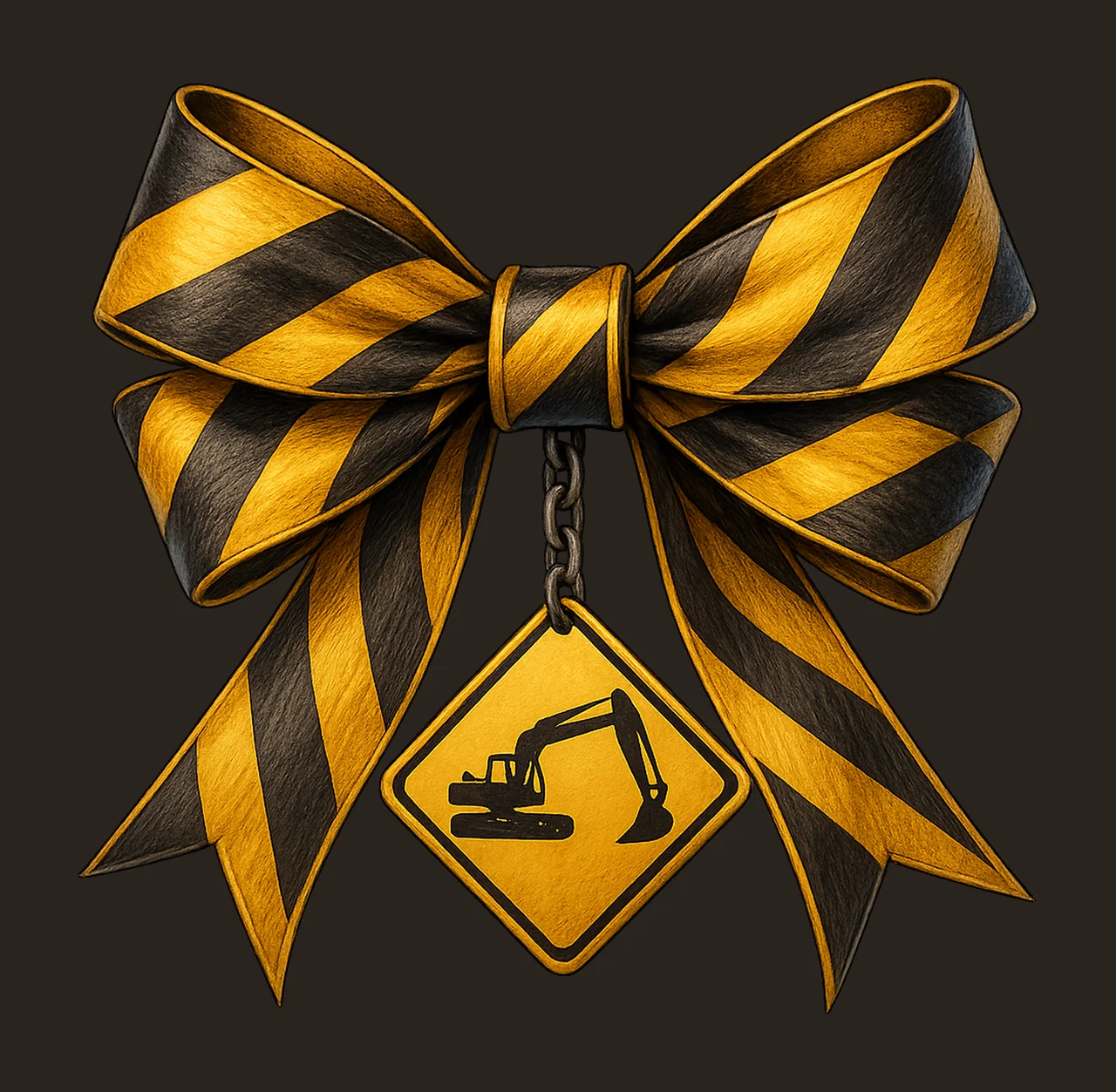 Coquette Construction Bow Yellow Striped Bow Hard Hat Cute contrast preview thumbnail