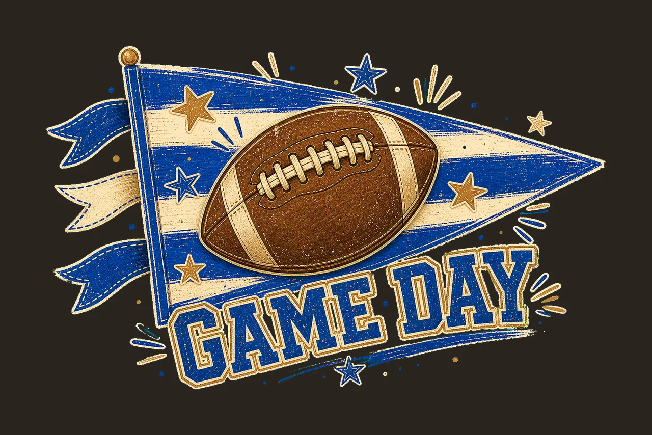 Football Stripes Preppy Shirt Design Trendy Variation B contrast preview thumbnail