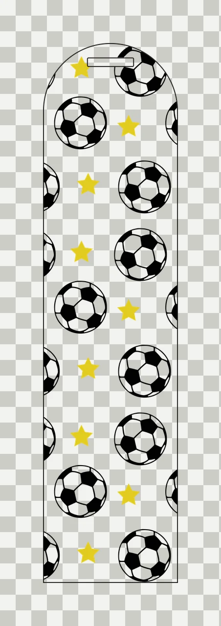 Soccer Ball And Star Pattern Print balls repeating stars graphic transparency and detail preview thumbnail