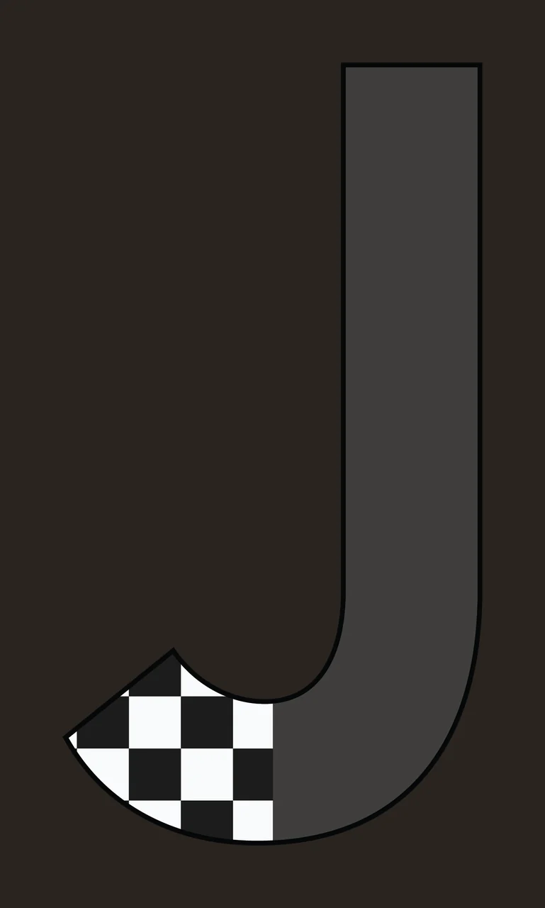 Can Glass Wrap Letter J Having A Pattern contrast preview thumbnail