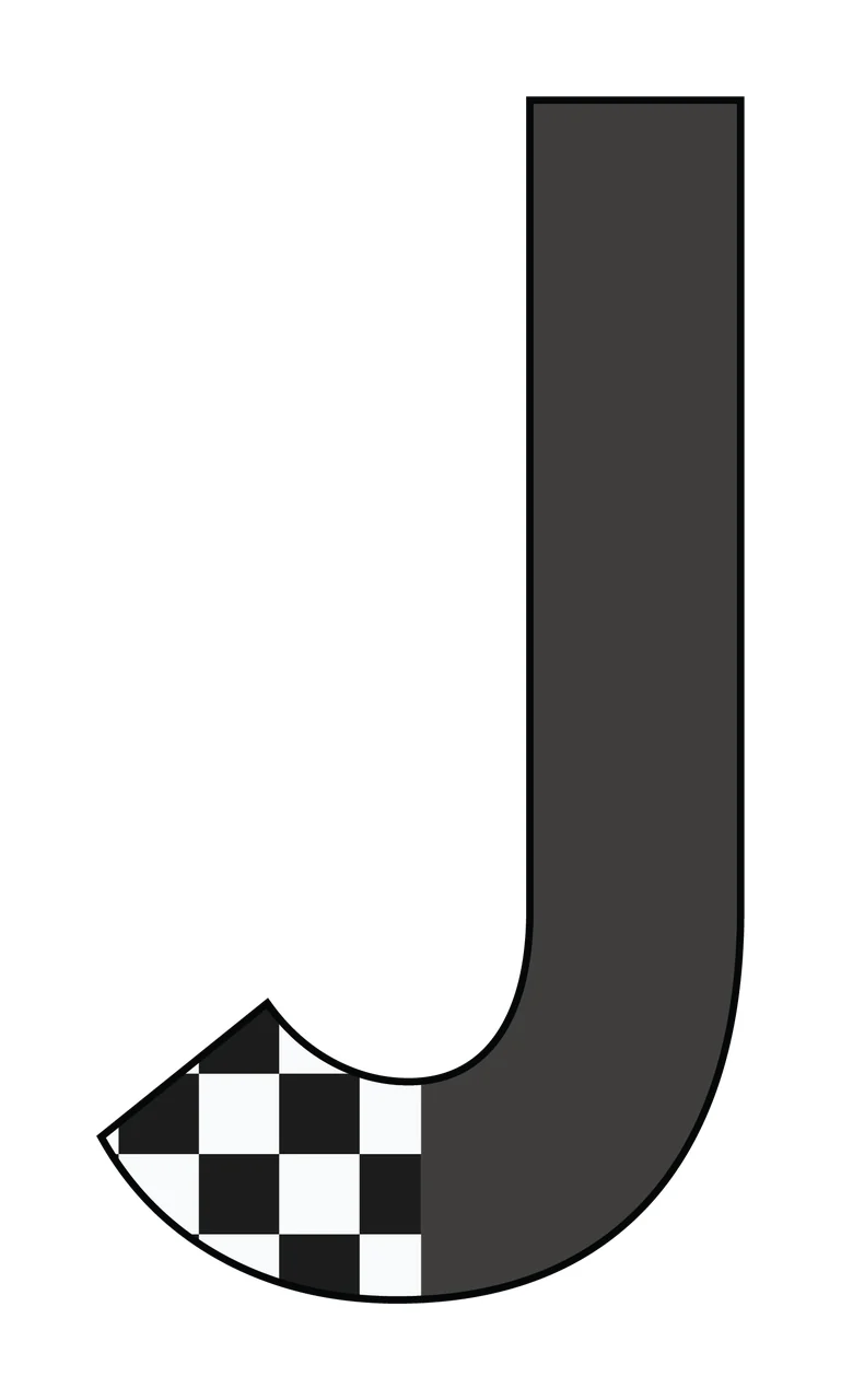 Can Glass Wrap Letter J Having A Pattern