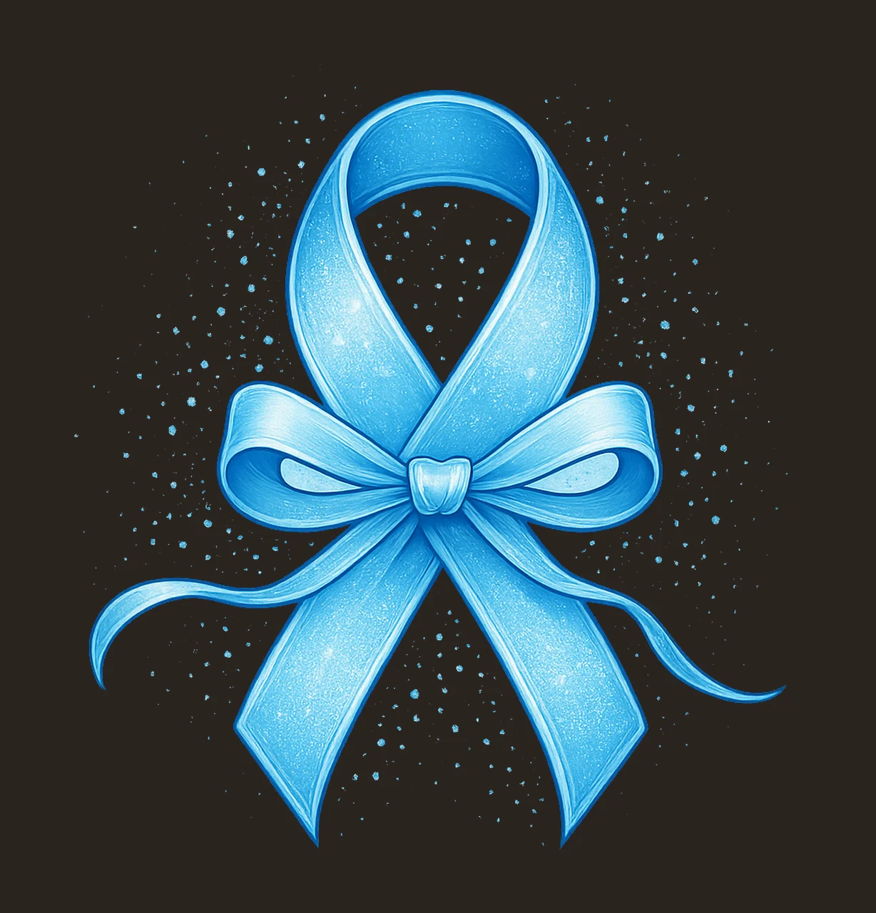 Blue Ribbon Blue Bow Artwork Watercolor Bows Coquette Bows contrast preview thumbnail