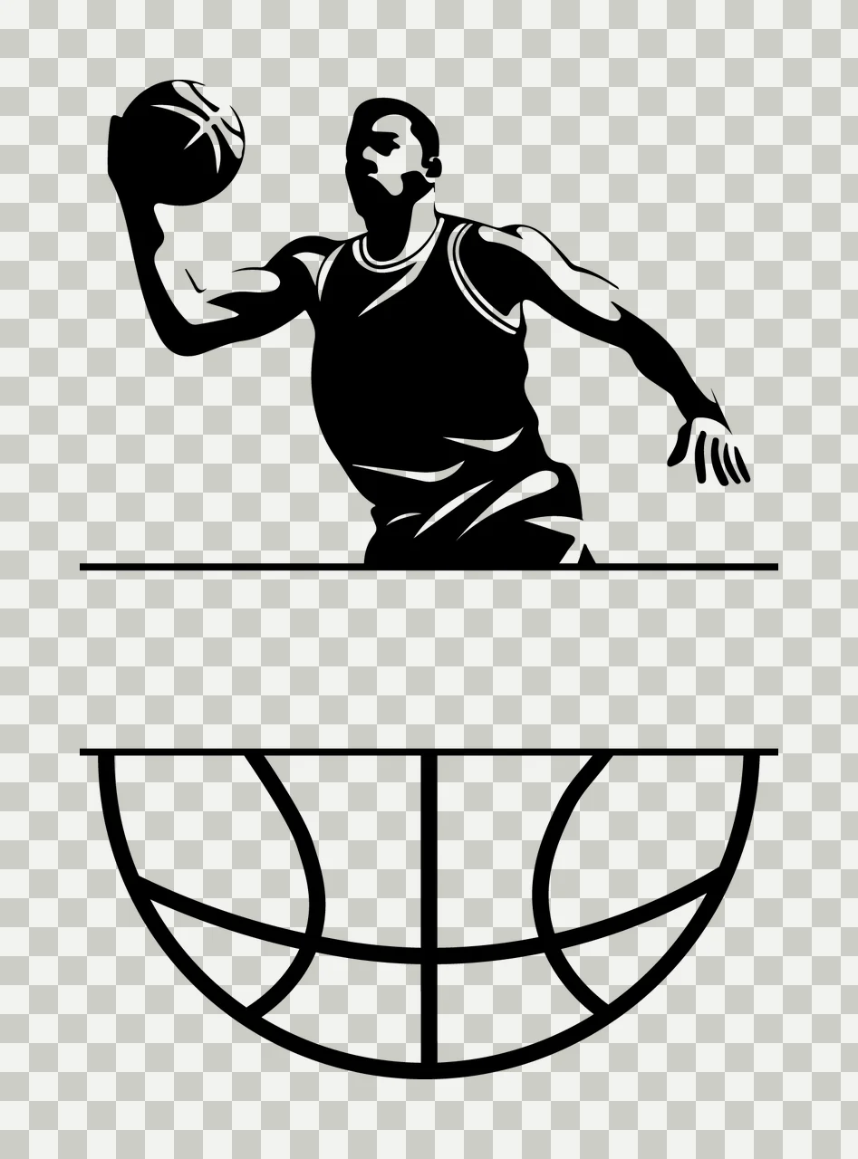 Can Glass Wrap Basketball Player Reaching For Ball transparency and detail preview thumbnail