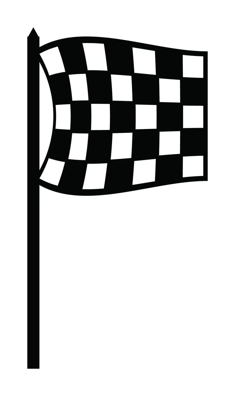 Can Glass Wrap Checkered Flag On A Pole
