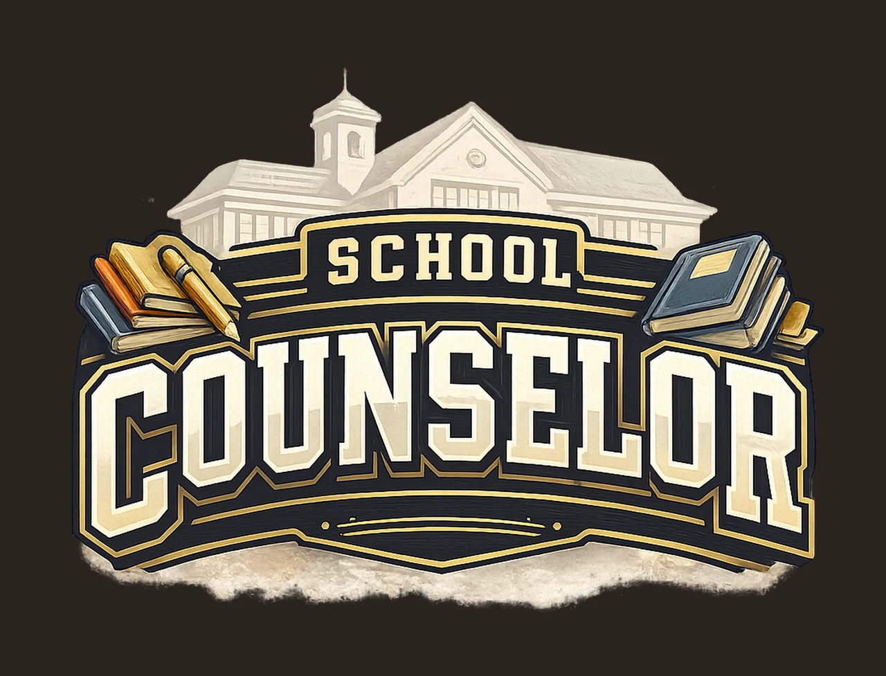 School Counselor School Staff Design Counselor Appreciation contrast preview thumbnail