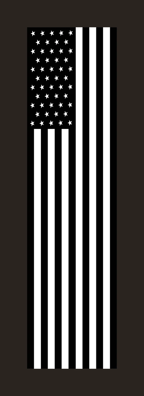 Black Solid Vertical Rectangle Bar geometric shape block 1 29 contrast preview thumbnail