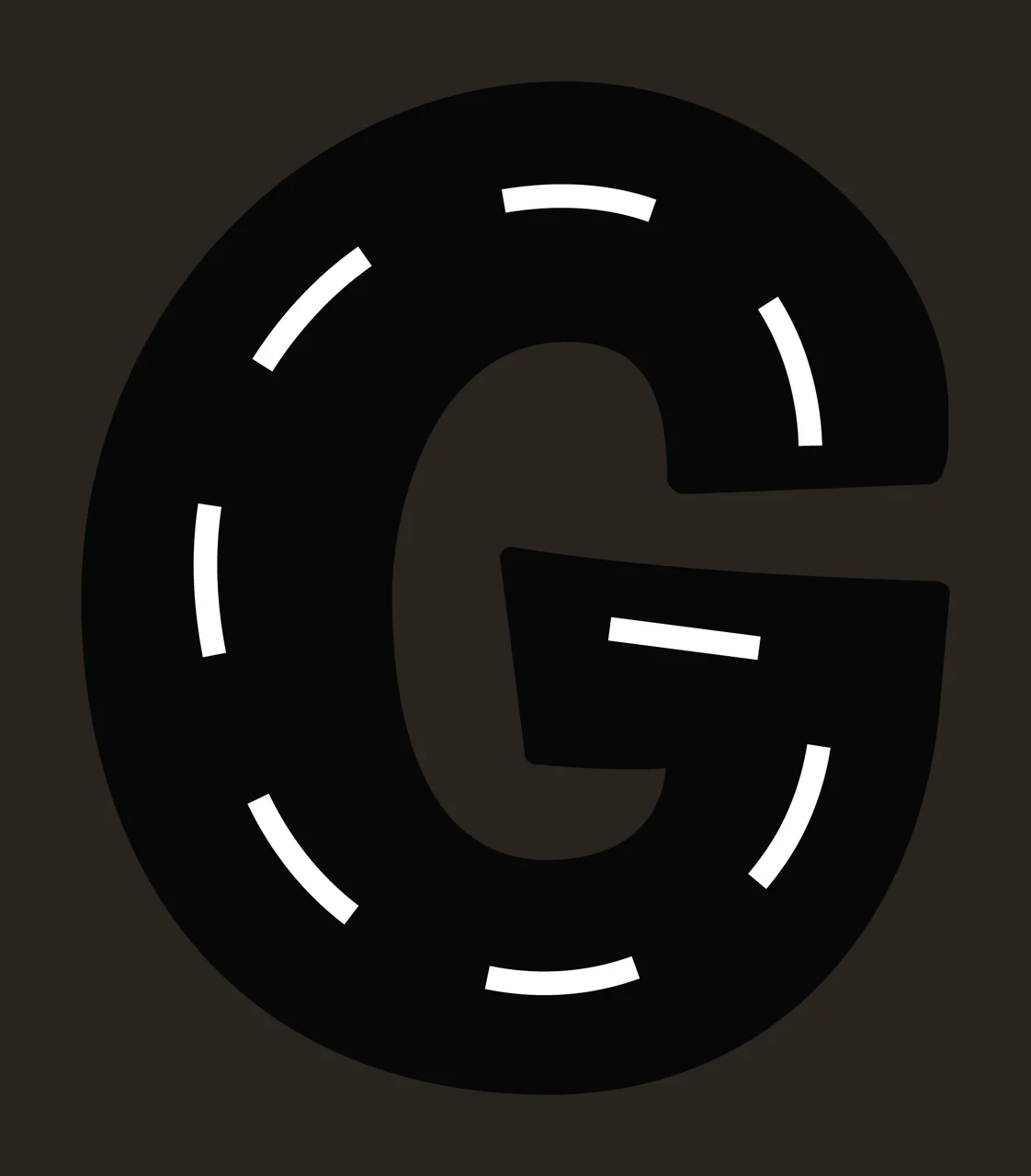 Race Track Font Character 31 racing checkered flag speedway contrast preview thumbnail