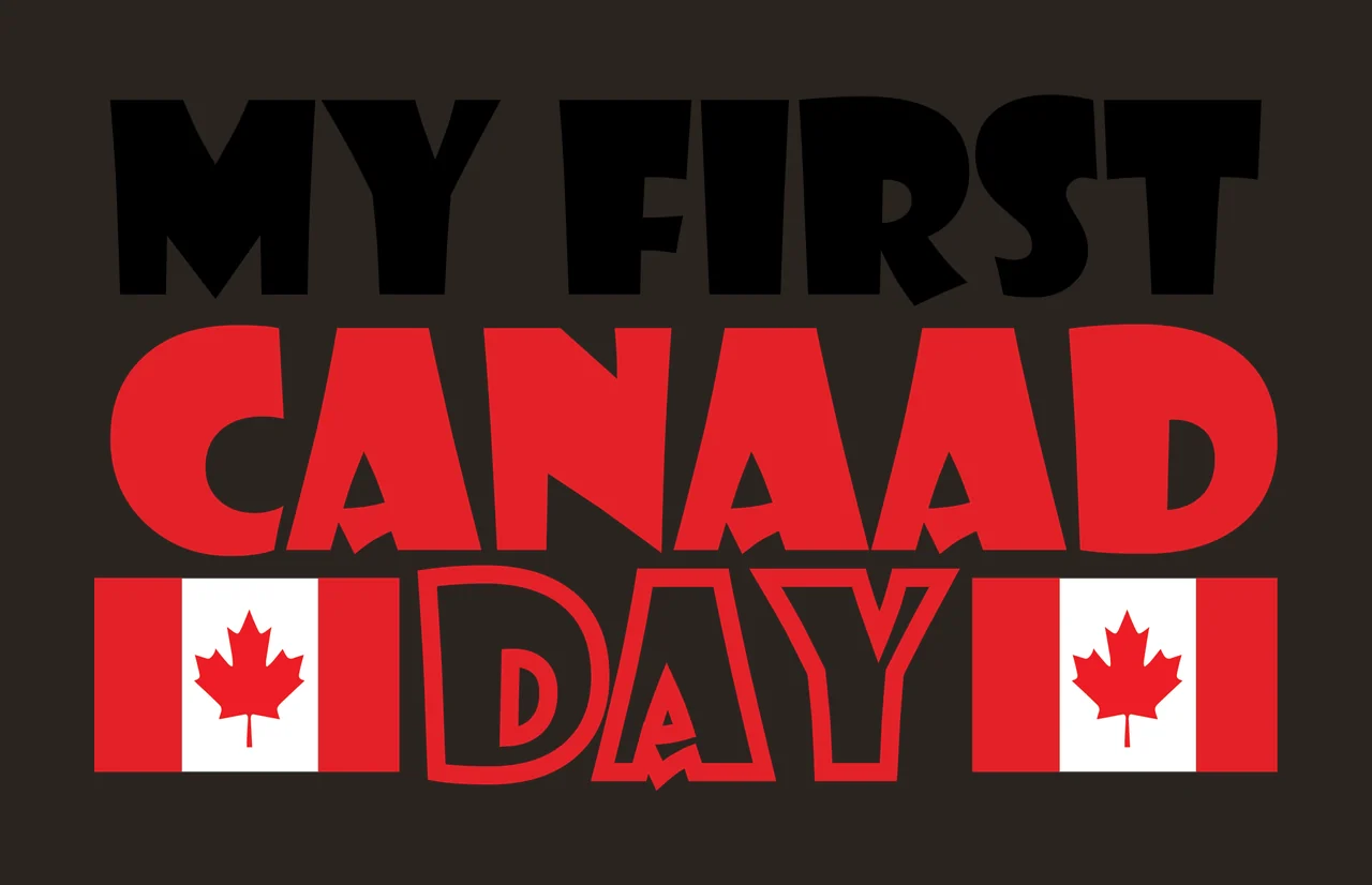 My First Canaad Day Text Graphic displaying letters lines black contrast preview thumbnail