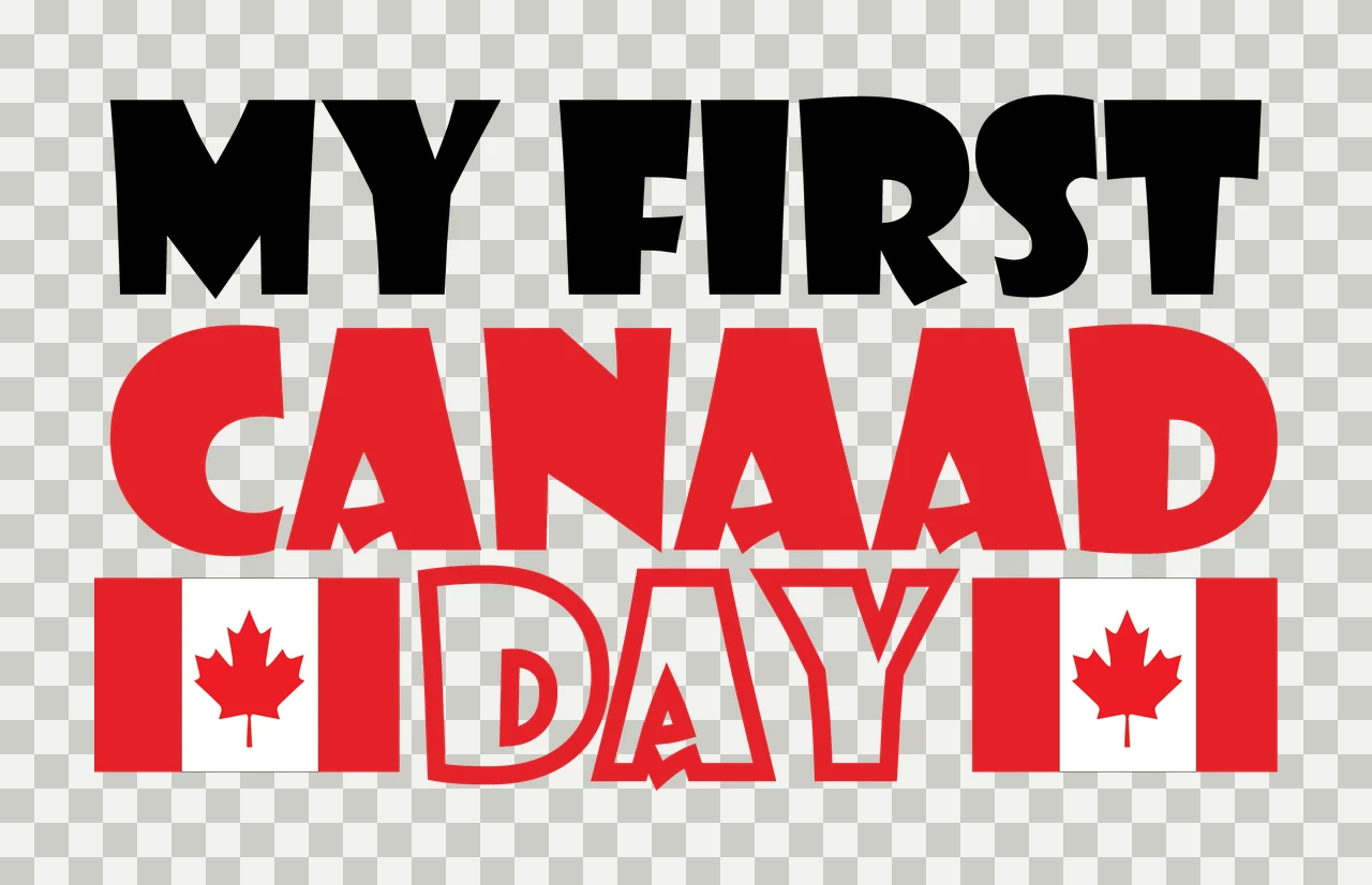 My First Canaad Day Text Graphic displaying letters lines black transparency and detail preview thumbnail
