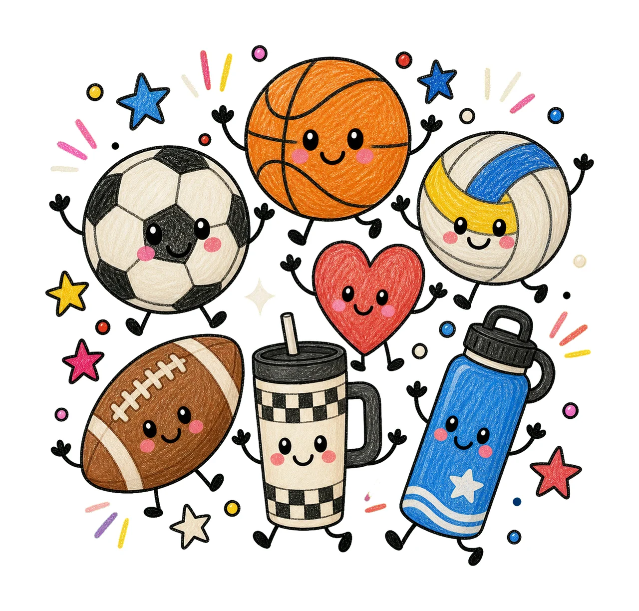 sports mom 04 cozy crayon sublimation instant shirt design