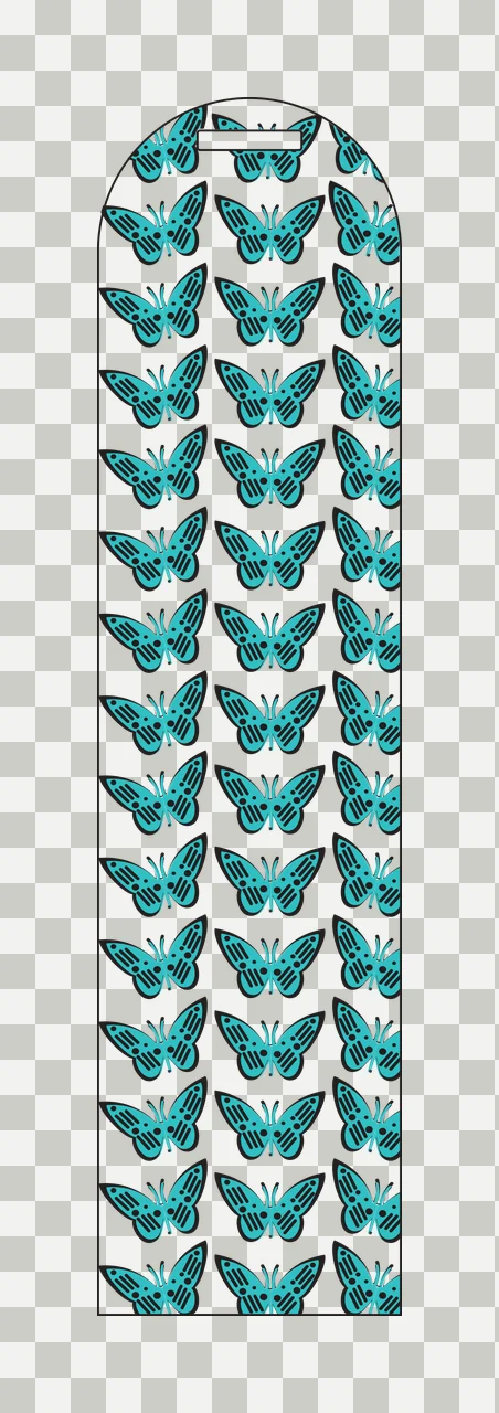 Black Butterfly Vertical Border Pattern butterflies arranging transparency and detail preview thumbnail