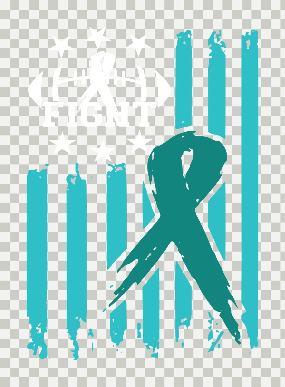 Ribbon And Football Flag Graphic Awareness Displaying stars transparency and detail preview thumbnail