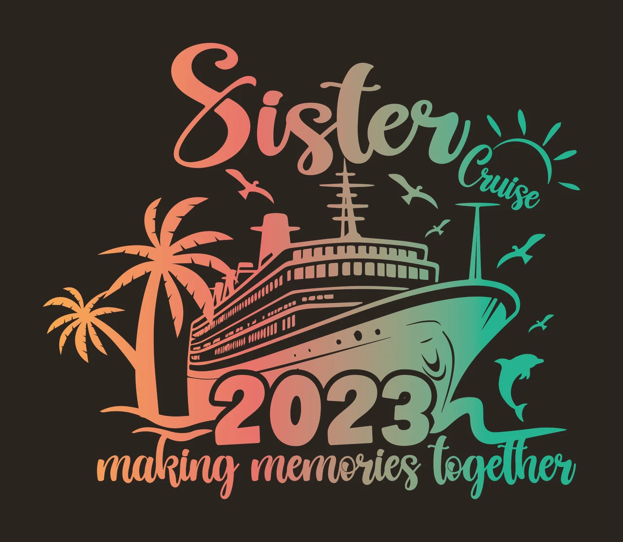 Family Illustration matching together relatives reunion Variation contrast preview thumbnail