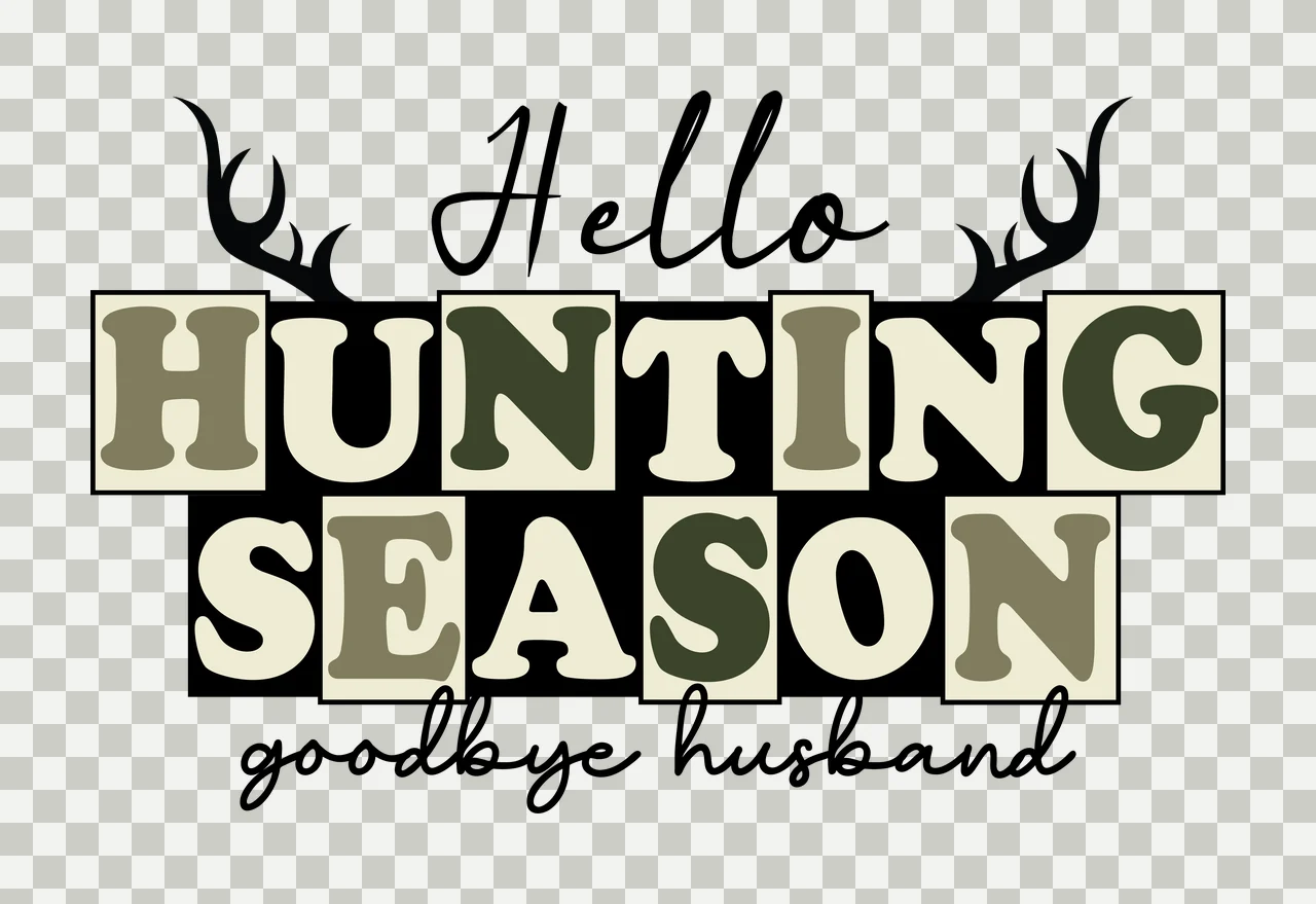 Hello Goodbye Husband Text Decor antlers typography black script transparency and detail preview thumbnail