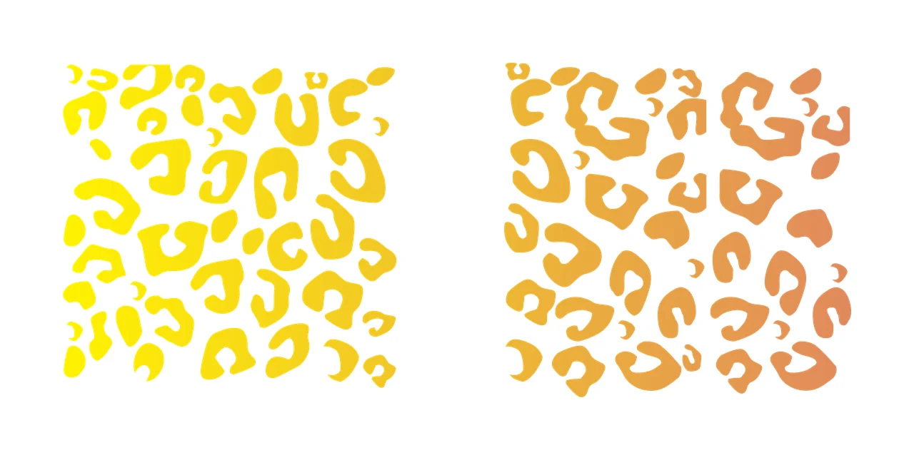 Leopard Can Glass Wrap Print Pattern Black spots white Variation