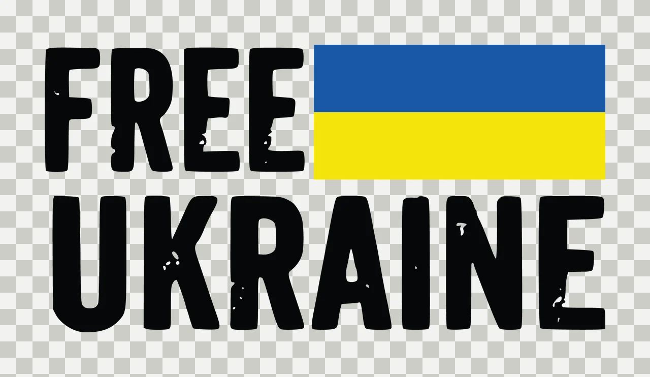 Ukraine Black Distressed Text With Horizontal Rectangle Box declaring transparency and detail preview thumbnail