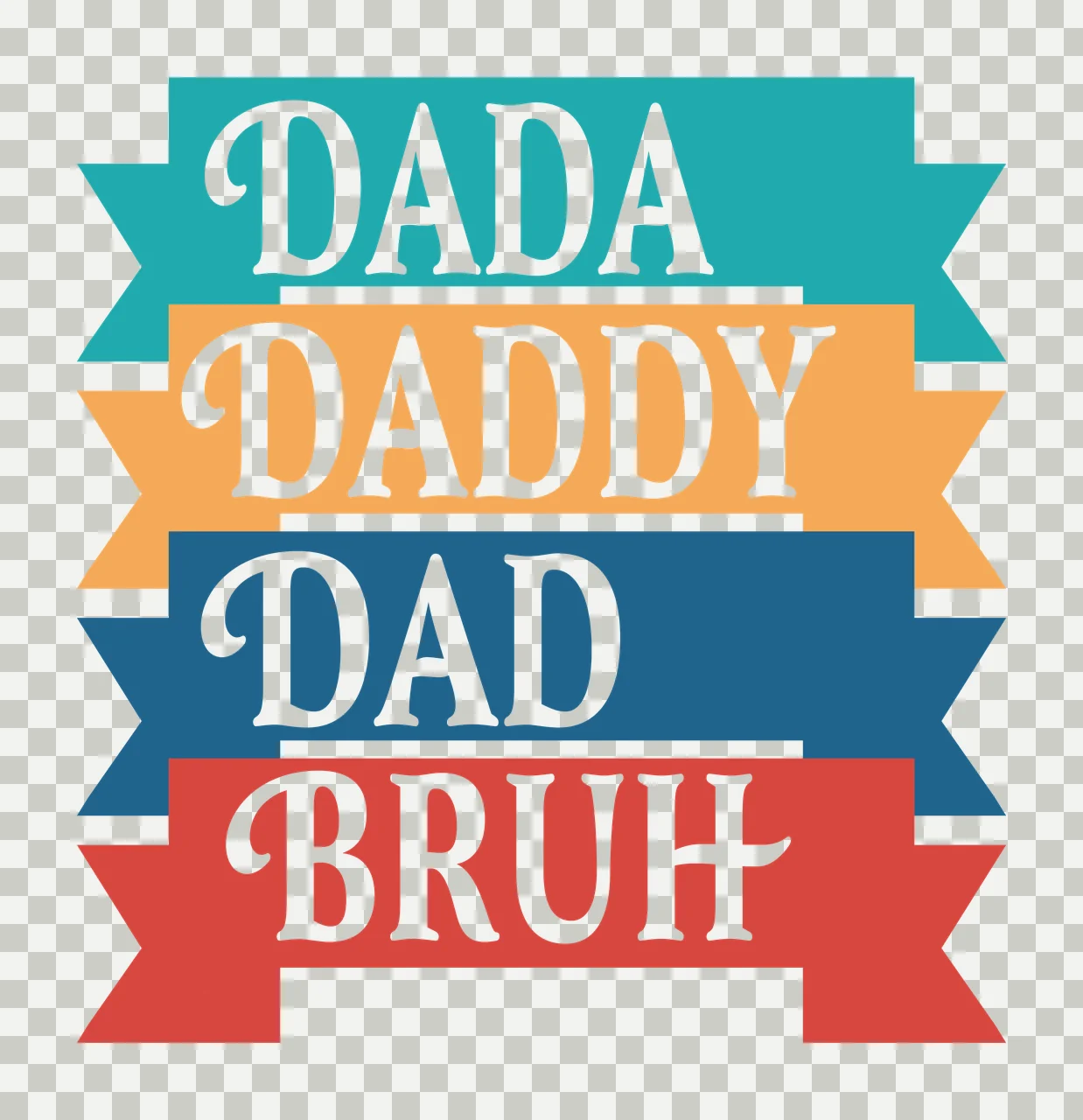 Dad Illustration father papa fatherhood fathers day gift Variation transparency and detail preview thumbnail