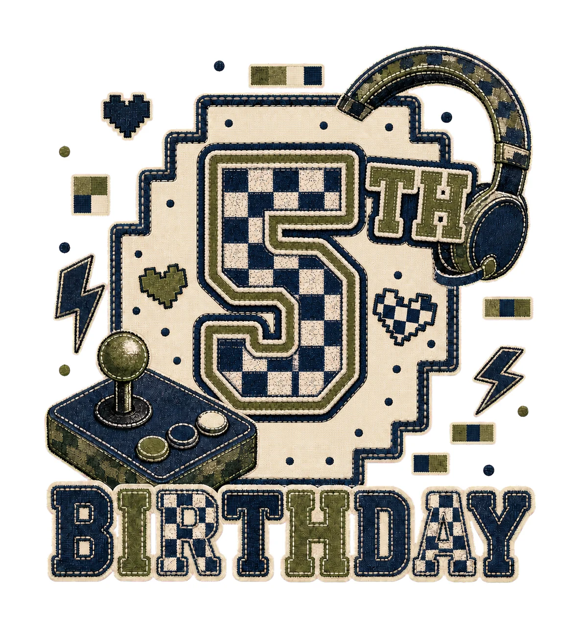 Star Camo Gamer Birthday sublimation instant Variation B