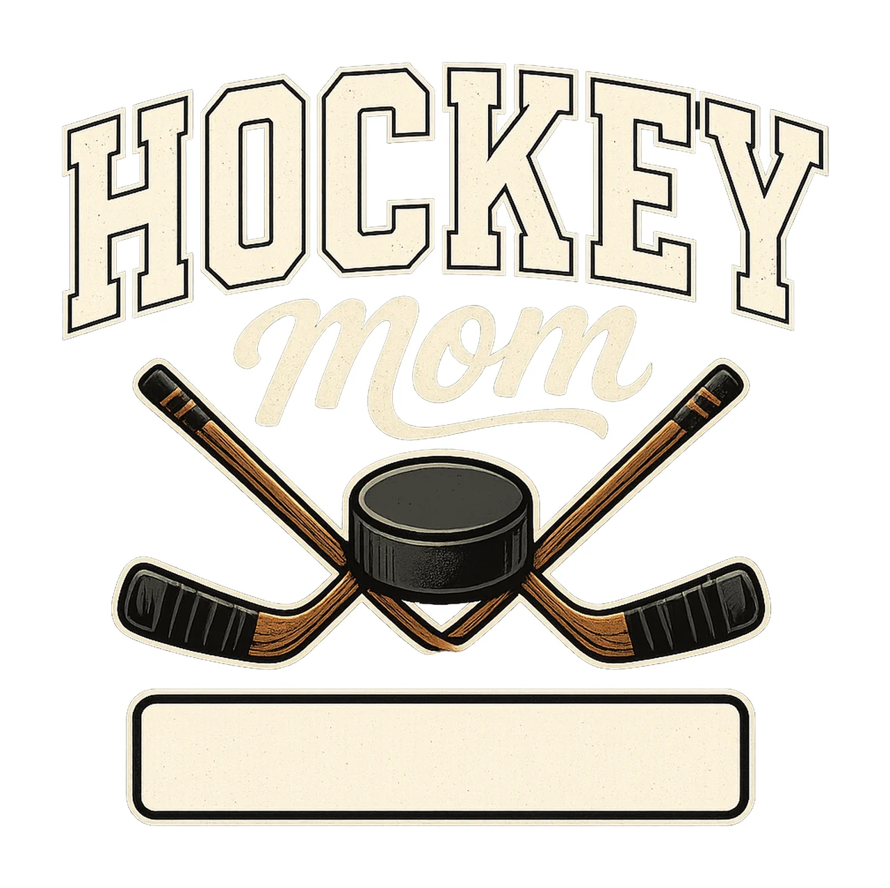 Personalized Hockey Mom Design Custom Name Number Fall