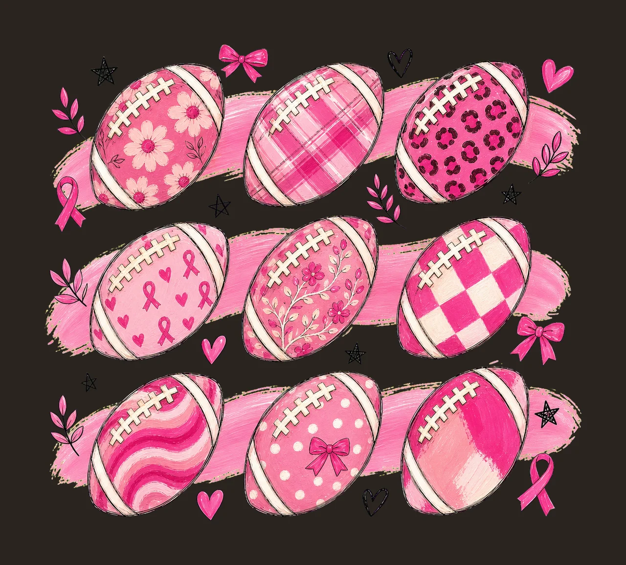 In October We Wear Pink Breast Cancer Breast Variation D contrast preview thumbnail