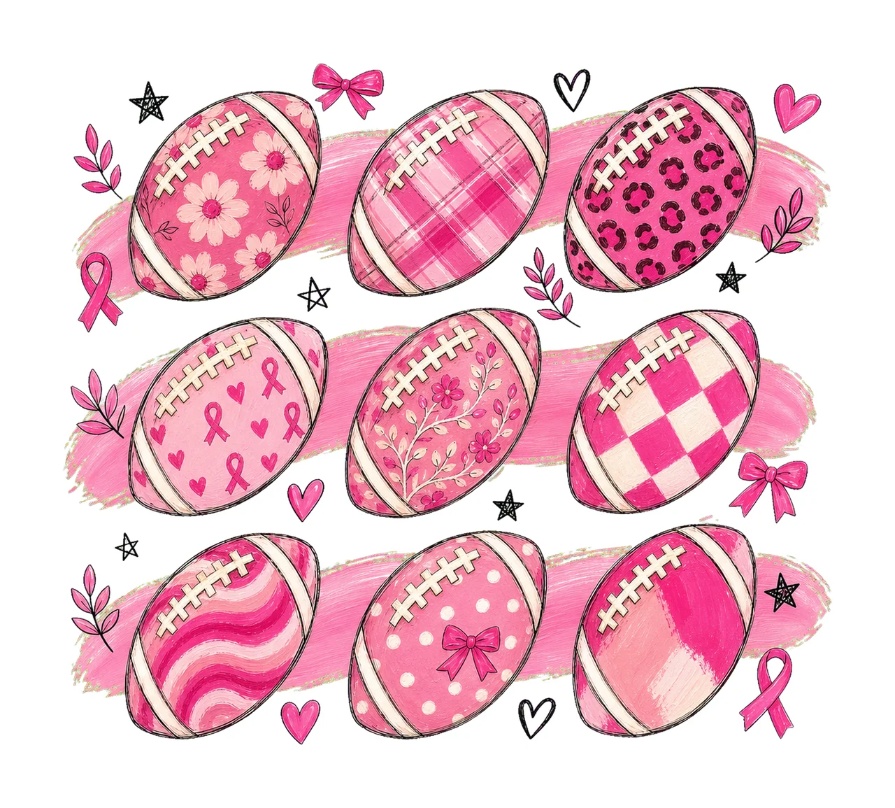 In October We Wear Pink Breast Cancer Breast Variation D
