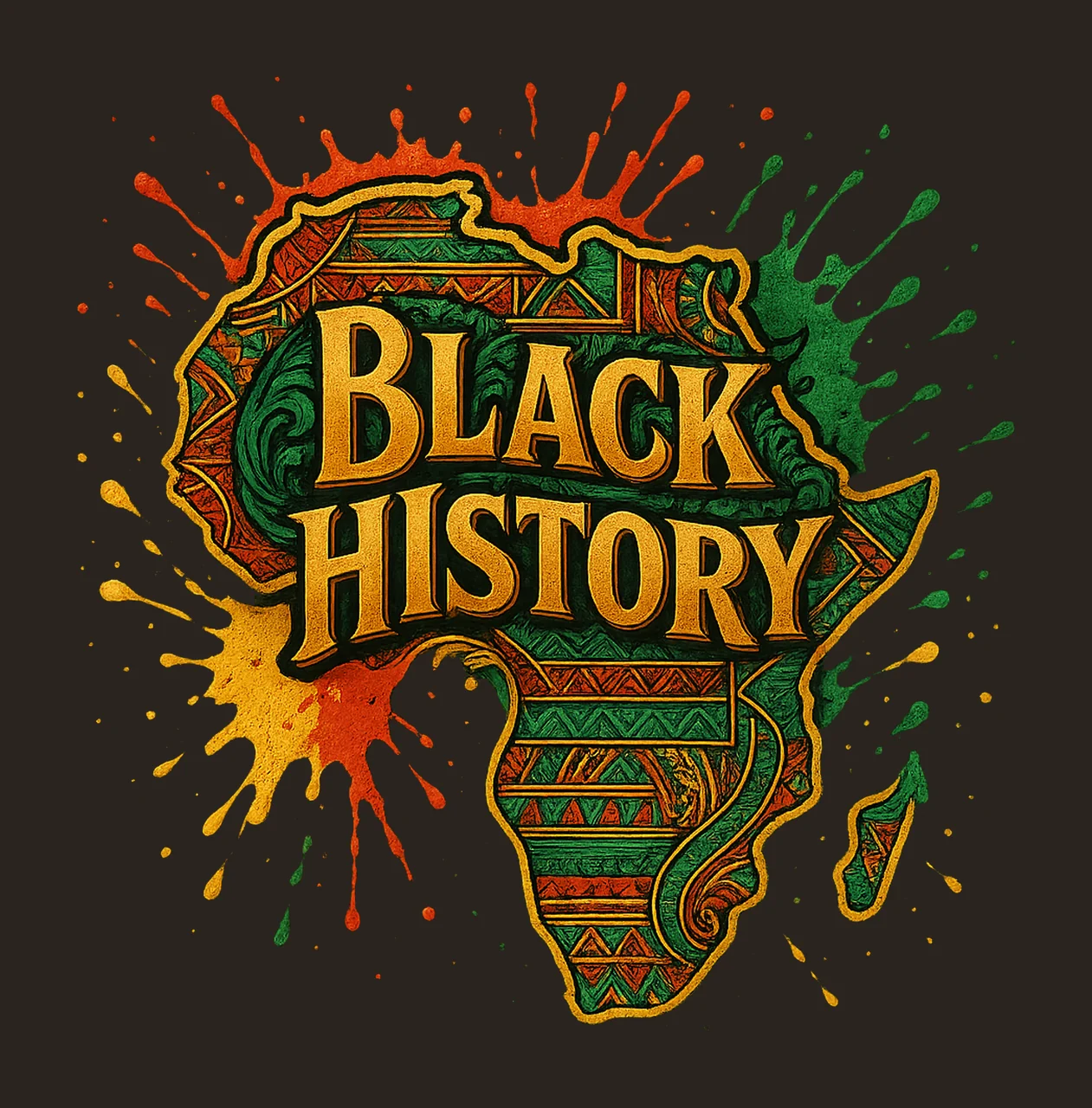 Juneteenth Afrocentric Design Black History African Pride contrast preview thumbnail