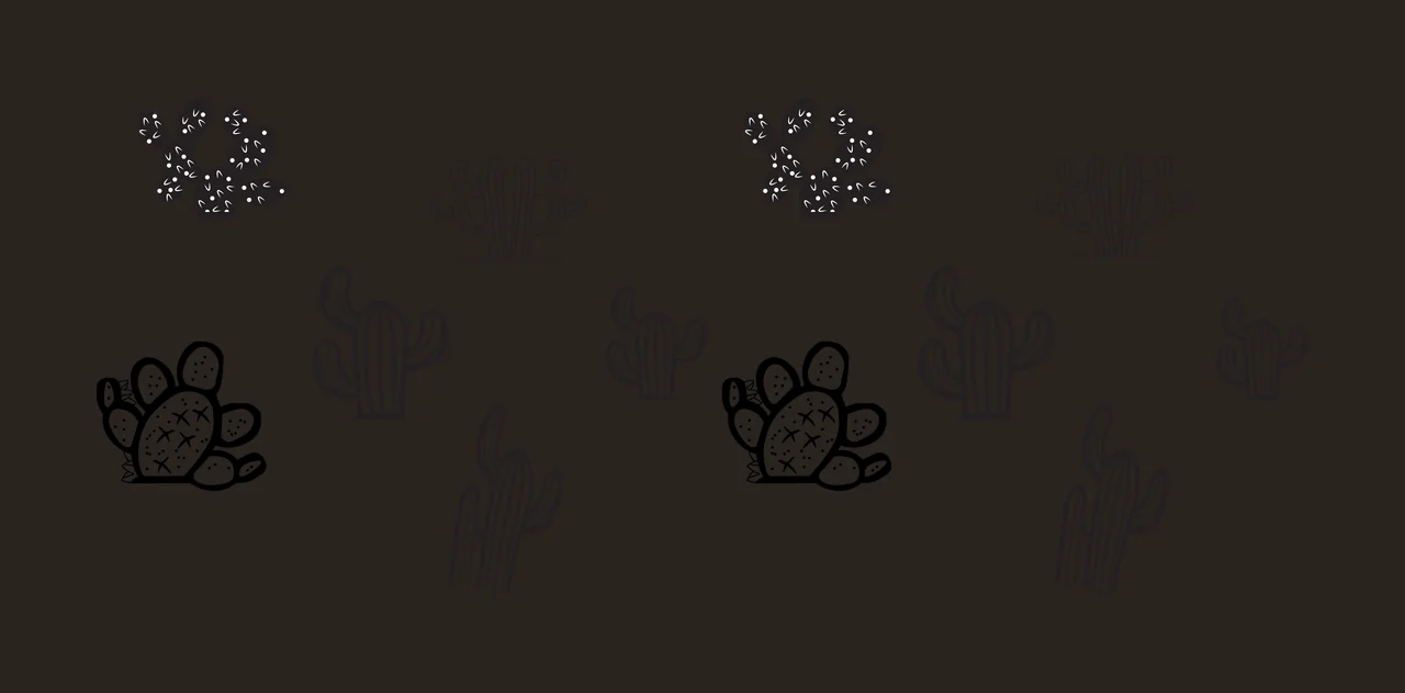 Can Glass Wrap Cactus Collection In Line Art scattered doodle contrast preview thumbnail