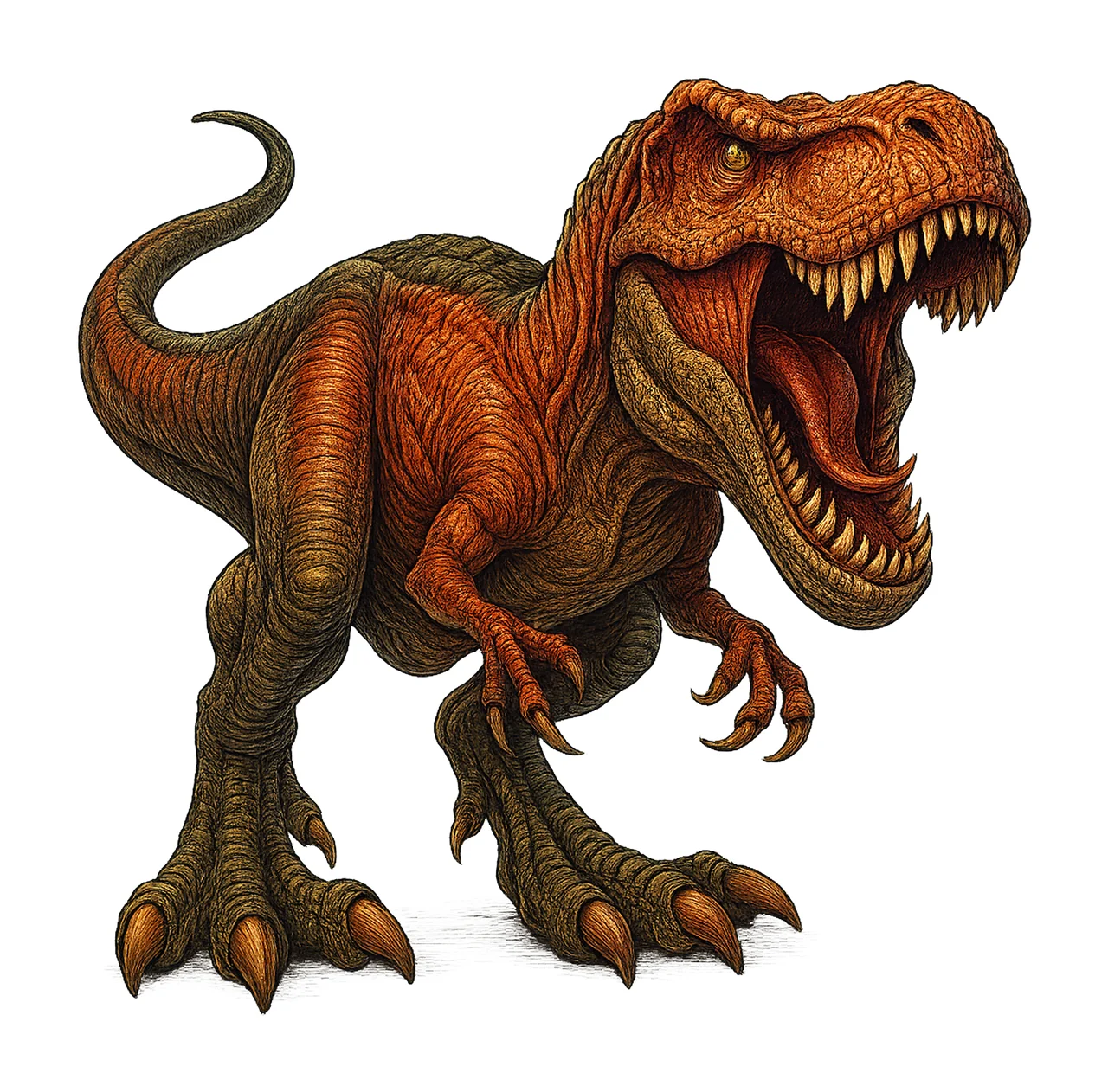 Rex Fierce Dinosaur Artwork Sublimation Design Dinosaur Kids